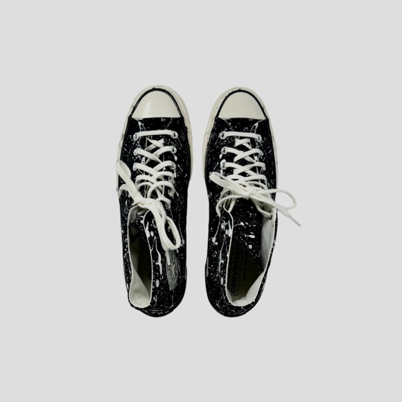Converse Black and White Splatter High-Top Sneakers - Picture 5 of 9